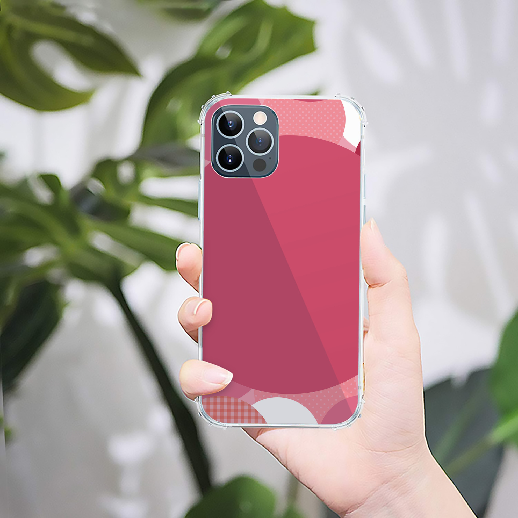 （画像用） Hello Kitty ハローキティ 【iPhone 12シリーズ対応】透明スマホケース（クリアソフトケース）